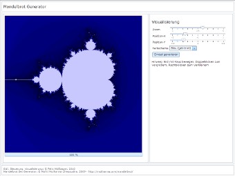 Mandelbrot Applikation